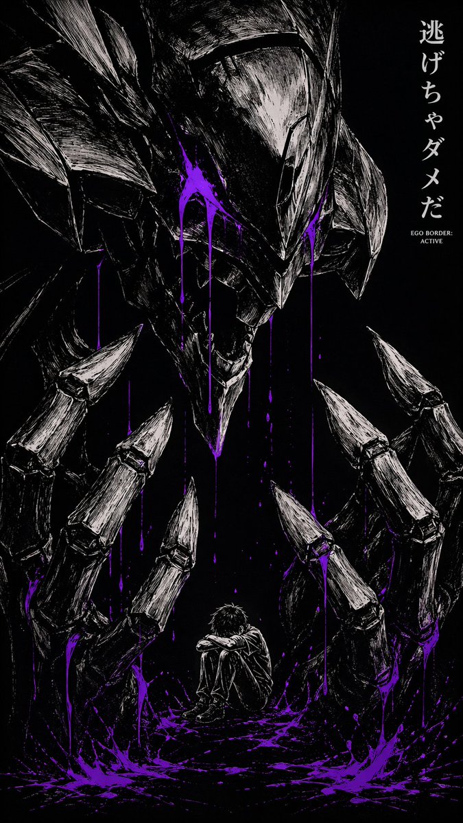 暗黑漫画风怪物海报