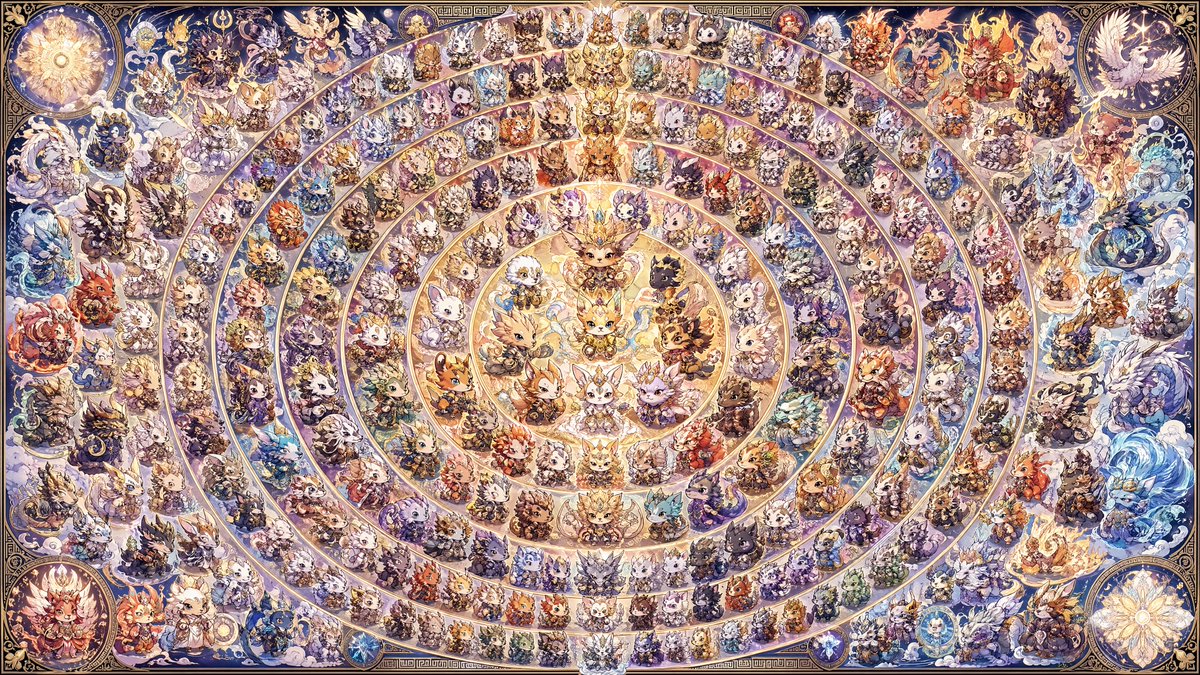 108款Q版奇幻曼陀罗