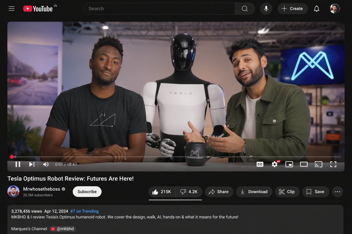 نموذج واجهة فيديو YouTube