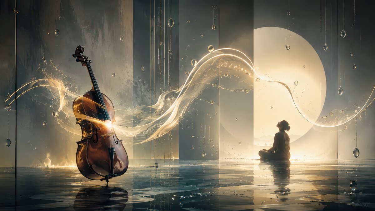 Social-Media-Beitrag - Surreale Cellosonate